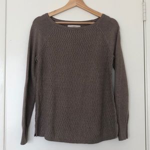 Ann Taylor LOFT Petites Taupe Sweater